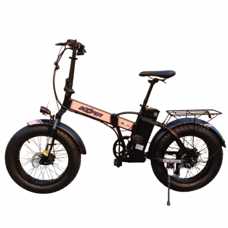 Fat bike - ebike - bici elettrica - 250W/500W - Fat booper| WHITE OUT  Colore Grigio
