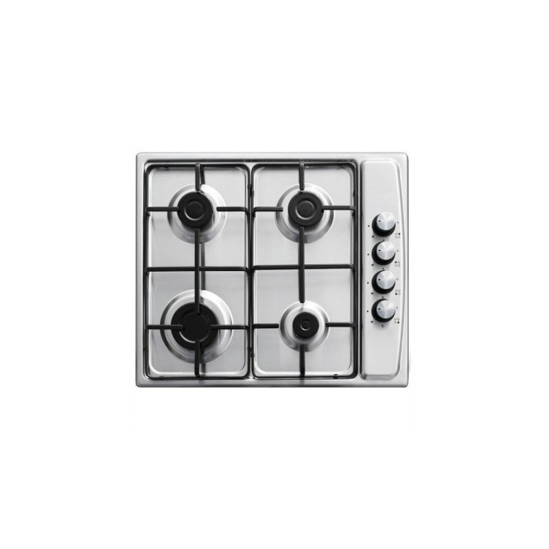 Piano Cottura - PIANO COTTURA DA INCASSO STAYLUX LX-410 BF 60 cm Gas 4 Fuochi Corpo in acciaio Inox Griglia smaltata