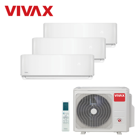 Climatizzatori - Climatizzatore MULTISPLIT VIVAX ACP-27COFM79AERI / 3x ACP-12CH35AERI Triplo Split Inverter