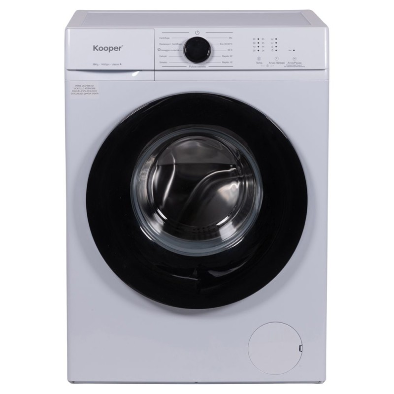 Lavatrici - Lavatrice KOOPER 8kg 5924701 Slim 1200giri CLASSE A funzione a vapore