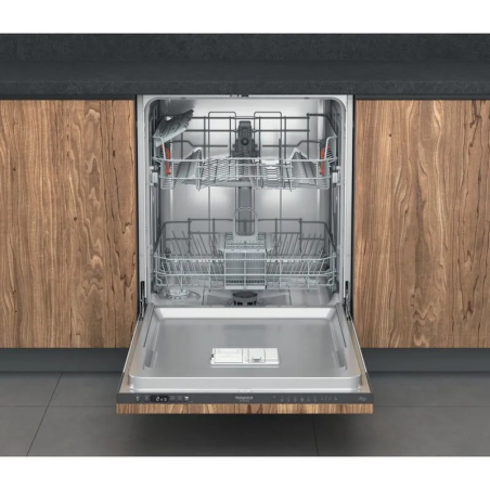 Home - Lavastoviglie da incasso Hotpoint Ariston: 14 coperi, colore nero, - H2I HD526 A