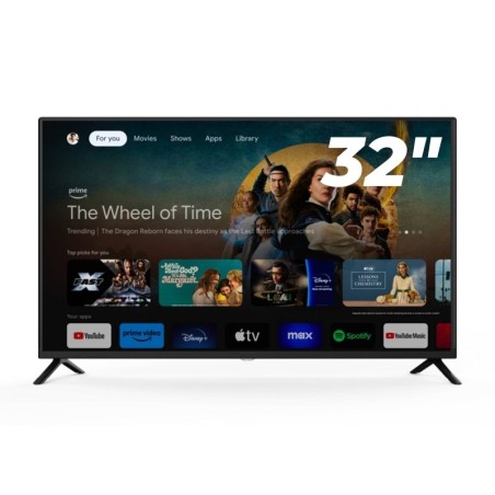 Televisori - TV VOV 32\\" DIGITAL VLED-3224HD HD smart TV Android 14 DVB t2/S2 Wifi ultra thin bezels frameless dolby
