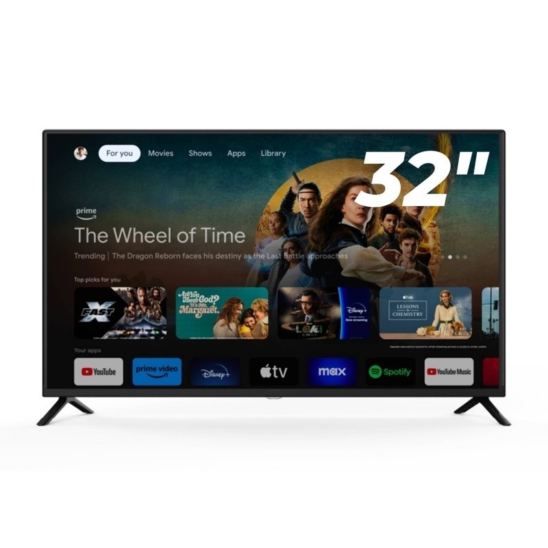 Televisori - TV Smart TV VOV VLED3282-25WL Qled 32′ con Soundbar ultra Slim