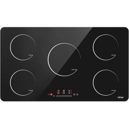 Piano Cottura - Piano cottura VOV VIC90474H1-24BLK 90cm induzione 5 fuochi