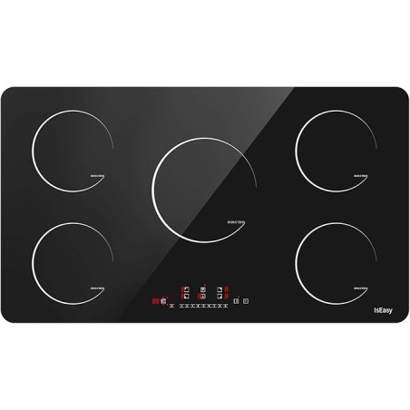 Piano Cottura - Piano cottura VOV VIC90474H1-24BLK 90cm induzione 5 fuochi