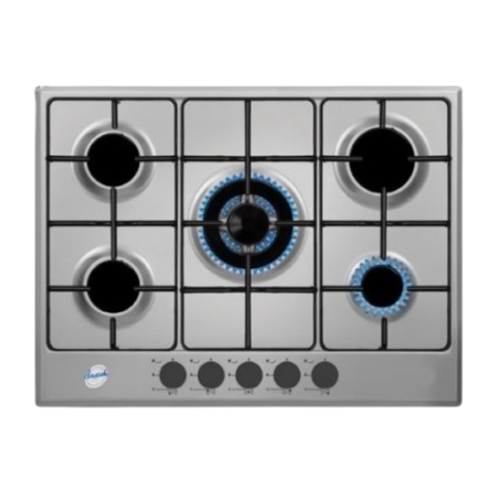 Piano Cottura - Piano cottura DUCATI SDPC75F gas da 75 cm - 5 Fuochi - Griglie Smaltate - Larghezza 75 cm