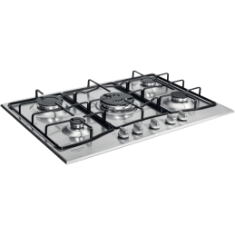 Piano Cottura - Piano cottura HOTPOINT ARISTON PCN752T/IX/HAR 5 Fuochi Gas da Incasso, Griglie Smaltate, Fornelli in Acciaio ...