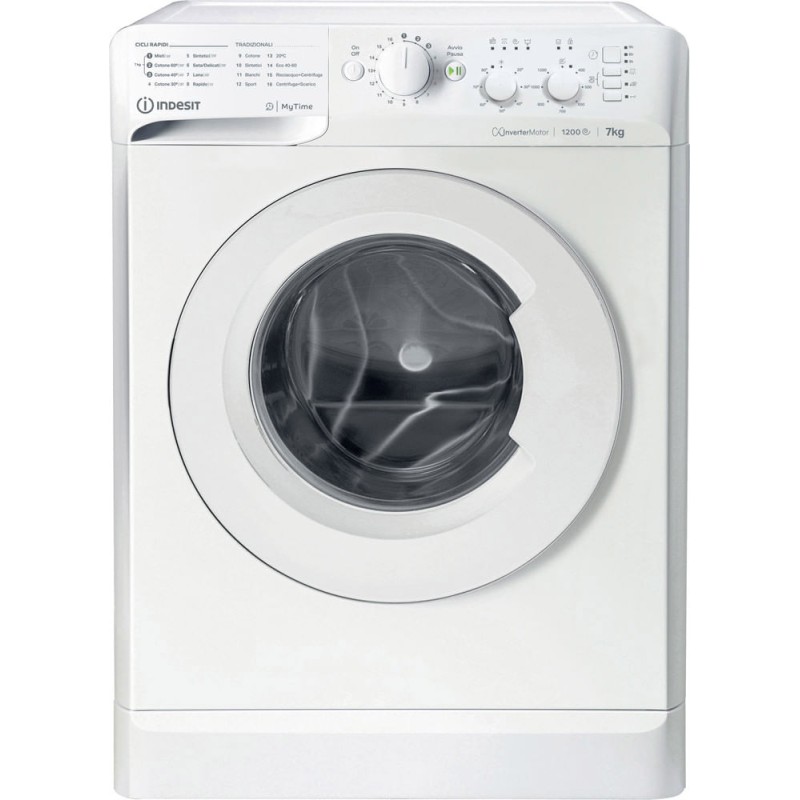 Lavatrici - Lavatrice Indesit 7kg MTWC71296WIT