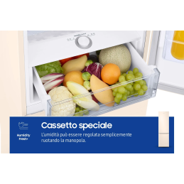 Frigoriferi - Frigorifero SAMSUNG RB38C603DEL Combinato EcoFlex AI Libera installazione con congelatore Wifi 2m 390 L Classe D