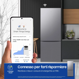 Frigoriferi - Frigorifero SAMSUNG RB50DG602ES9 Libera installazione 508 L E Metallico, Acciaio inox