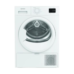 Asciugatrici - Asciugatrice 10 kg Indesit CYD10D2DWWIT a Pompa di calore Display digitale Classe E