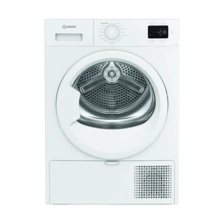 Asciugatrici - Asciugatrice 10 kg Indesit CYD10D2DWWIT a Pompa di calore Display digitale Classe E