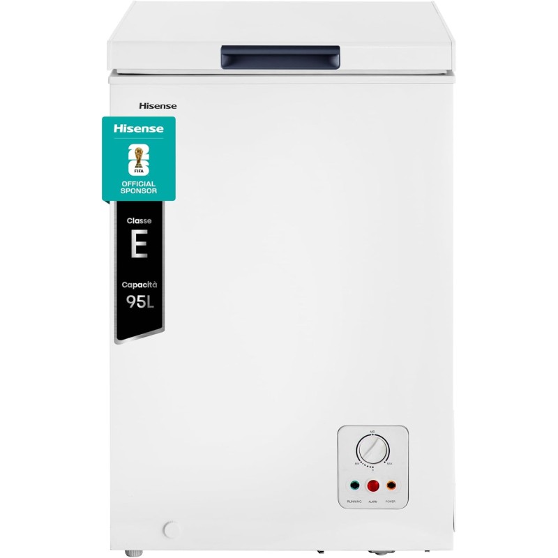 Congelatori - Congelatore MCF95E a Pozzetto 95 L di capacità, Silenzioso 40 dB, Bianco