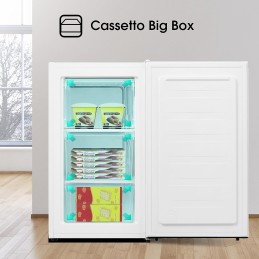 Congelatori - Congelatore Hisense MUZ4859E, Congelatore Verticale, Bianco, 61L [Classe di efficienza energetica E]