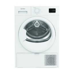 Asciugatrici - Asciugatrice Indesit CYD103DWWIT, Capacità 10kg, classe D, colore White, Dispay digitale