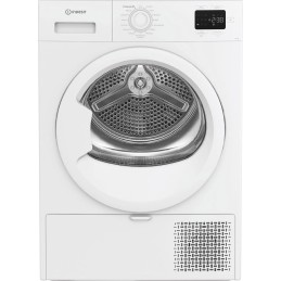 Asciugatrici - Asciugatrice Indesit CYD103DWWIT, Capacità 10kg, classe D, colore White, Dispay digitale