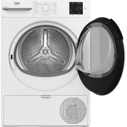 Asciugatrici - Asciugatrice BMTR38W Slim 8kg, Classe D, Linea Estetica NX, motore asincrono, Display digitale, colore Bianco,...