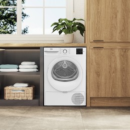 Asciugatrici - Asciugatrice BMTR38W Slim 8kg, Classe D, Linea Estetica NX, motore asincrono, Display digitale, colore Bianco,...