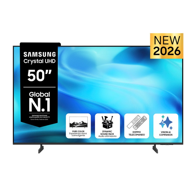 Televisori - Tv Samsung 50\\" Crystal UHD U8000H 4K Vision AI Smart TV (2026)