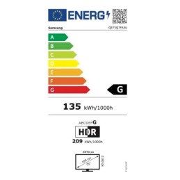 Televisori - Tv SAMSUNG QE75Q7FAAU 2025 75'' SMART TV QLED 4K 3000PQI BLACK EU
