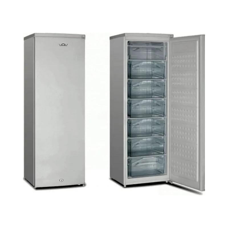 Congelatori - Congelatore verticale 7 CASSETTI, modello VFZD-260W (bianco) e VFZD-260SS (silver)