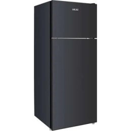 Frigoriferi - Akai Frigorifero Doppia Porta 218 Litri Classe E Raffreddamento Statico colore Nero - GLASS242KB-L