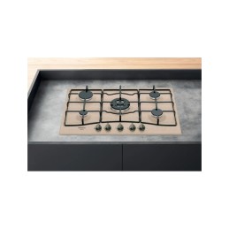 Piano Cottura - HOTPOINT PCN 750 T (AV) R /HA PIANO COTTURA DA INCASSO 75CM 5 FUOCHI A GAS COLORE AVENA - PCN750TAVRHA